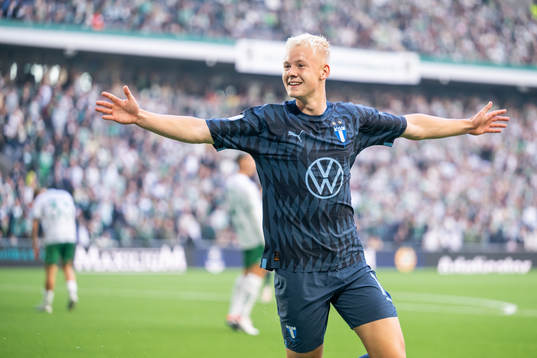Malmö FFs Otto Rosengren jublar