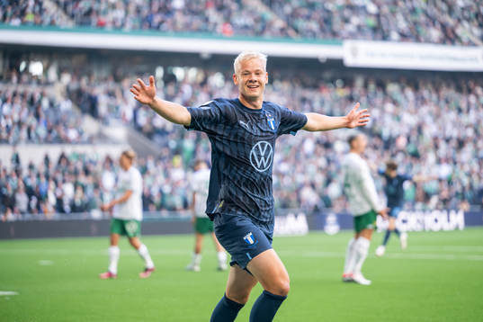 Malmö FFs Otto Rosengren jublar