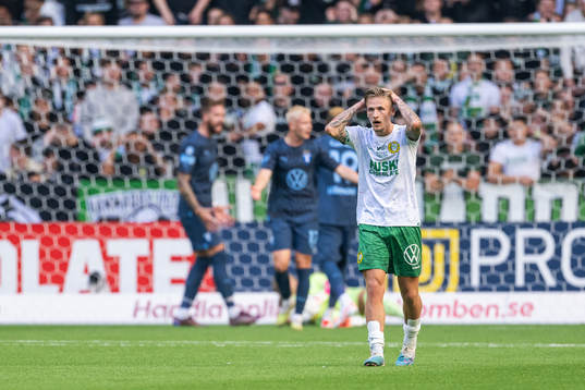 Hammarbys Fredrik Hammar deppar