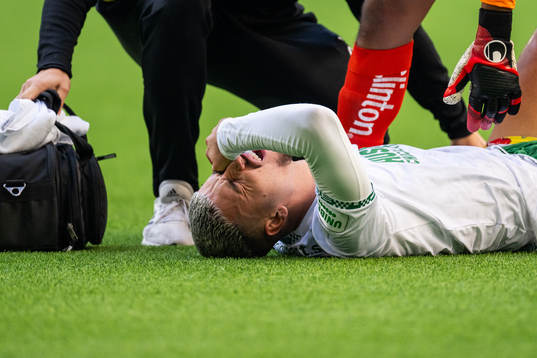 Hammarbys Edvin Kurtulus har ont