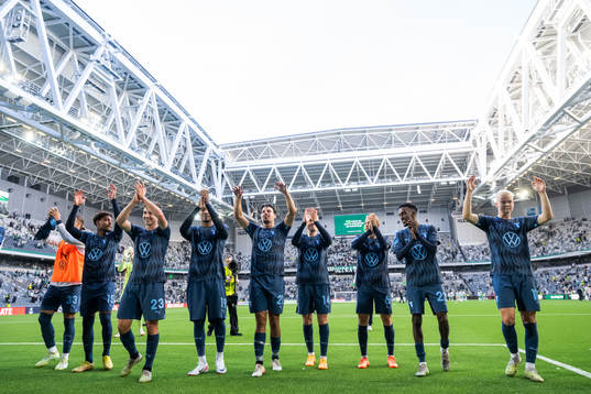 Malmö FFs spelare jublar