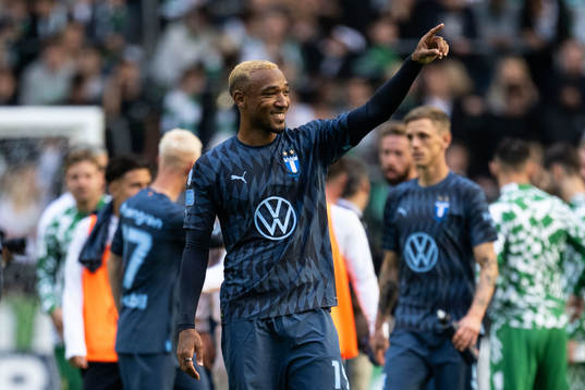 Malmö FFs Derek Cornelius jublar