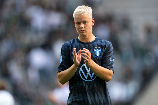 Malmö FFs Otto Rosengren jublar