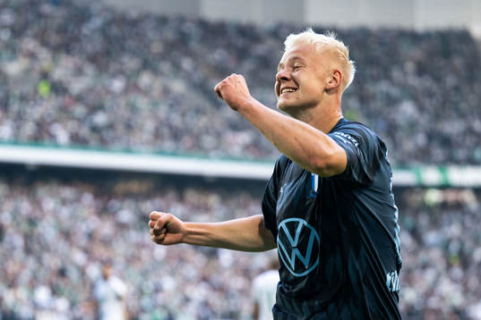 Malmö FFs Otto Rosengren jublar