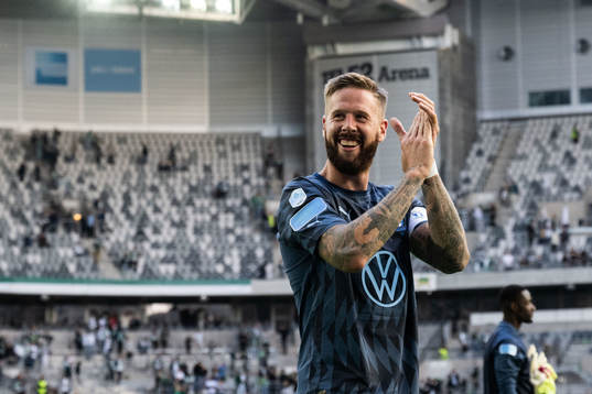 Malmö FFs Pontus Jansson jublar