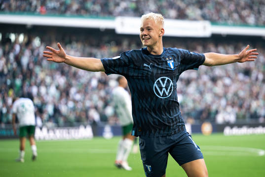 Malmö FFs Otto Rosengren jublar