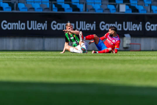 GAIS Joackim Åberg och Helsingborgs Amin Al-Hamawi