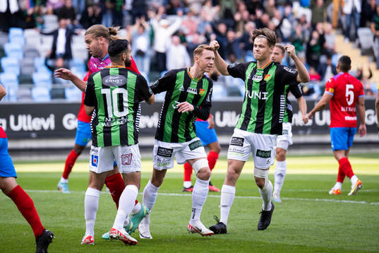 GAIS Mervan Celik , Julius Lindberg och Axel Henriksson