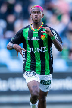 GAIS målskytt Chovanie Shakur Amatkarijo jublar