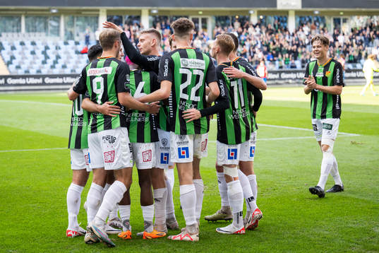 GAIS målskytt Chovanie Shakur Amatkarijo jublar