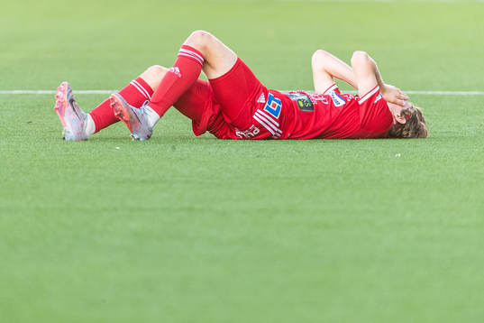 Skövde AIKs Hugo Engström deppar