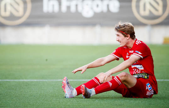 Skövde AIKs Hugo Engström deppar