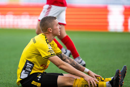 Elfsborgs Sebastian Holmen deppar