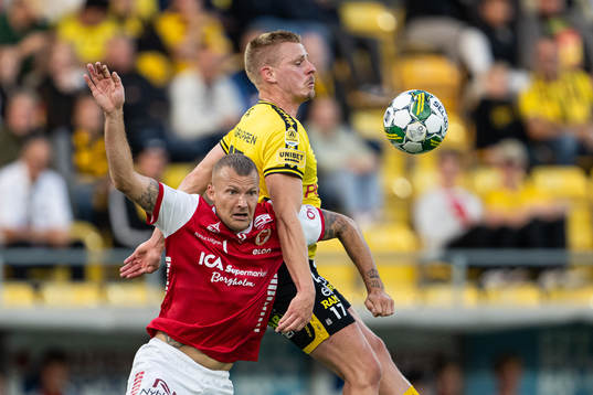 Kalmars Rasmus Sjöstedt och Elfsborgs Per Frick
