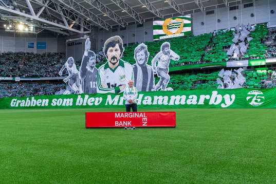 Tidigare hammarbyspelaren Kenneth “Kenta” Ohlsson hyllas