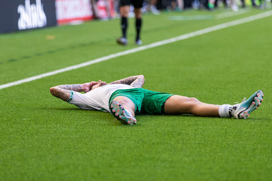 Hammarbys Fredrik Hammar deppar