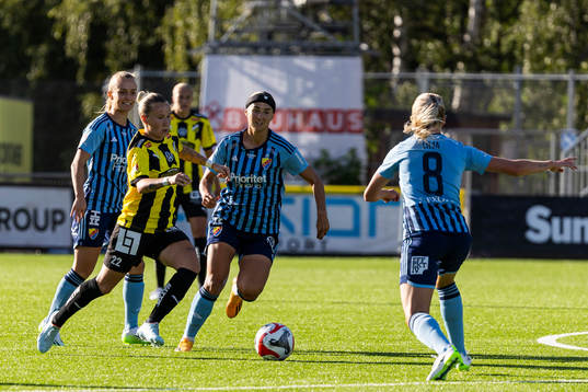 under fotbollsmatchen i Damallsvenskan mellan Djurgården