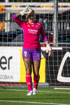 Djurgårdens målvakt Katelin Talbert