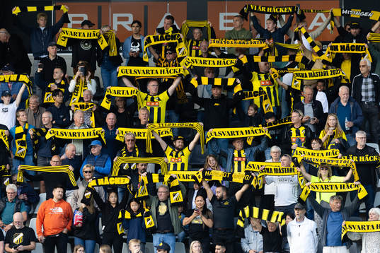 under fotbollsmatchen i Allsvenskan mellan Häcken och
