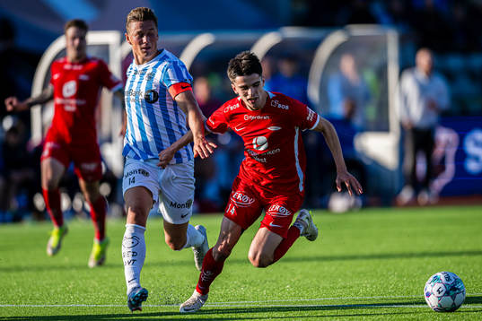 Fredrik Krogstad of Stabæk and Ulrik Mathisen of Brann