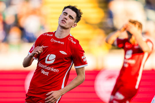 Ulrik Mathisen of Brann reacts
