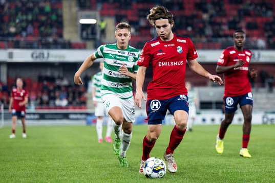Västerås SKs Simon Gefvert och Östers Theodor Johansson