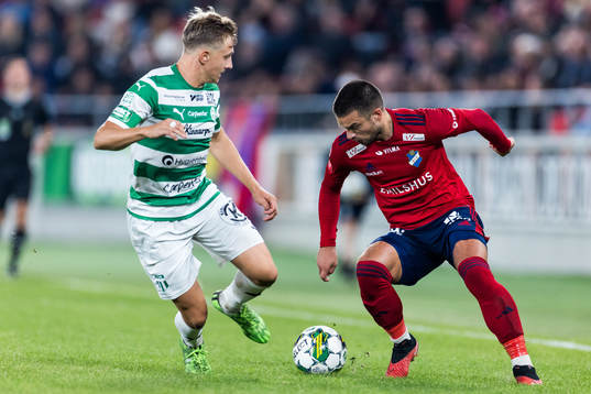 Västerås SKs Simon Gefvert och Östers Vladimir Rodic