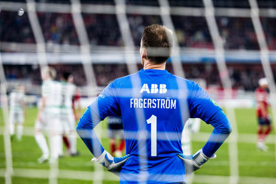 Västerås SKs målvakt Anton Fagerström deppar