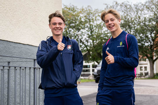 Xander Ekberg och William Berg