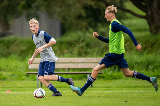 Leo Kvist vid en träning