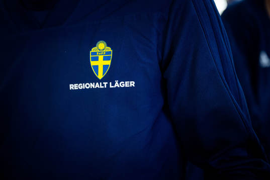 Svenska fotbollsförbundets logotyp och texten Regionalt
