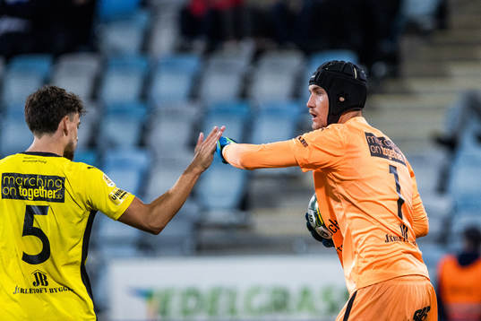 Mjällbys målvakt Noel Törnqvist