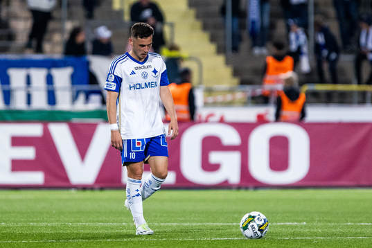 IFK Norrköpings Vito Hammershöy-Mistrati deppar