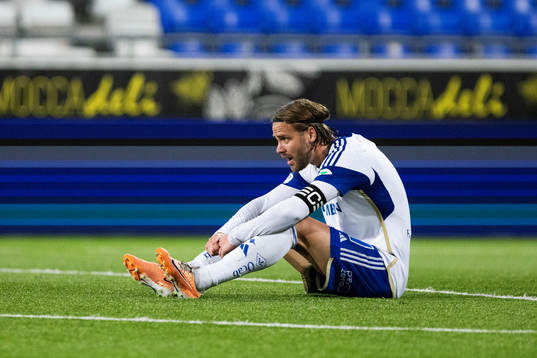 IFK Norrköpings Christoffer Nyman deppar