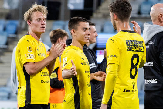 Mjällbys Leo Walta jublar