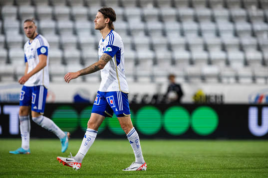 IFK Norrköpings Arnor Traustason deppar