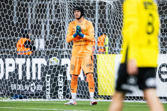Mjällbys målvakt Noel Törnqvist