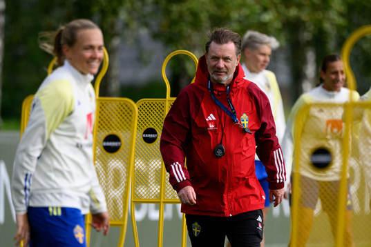 Head coach Peter Gerhardsson of Sweden