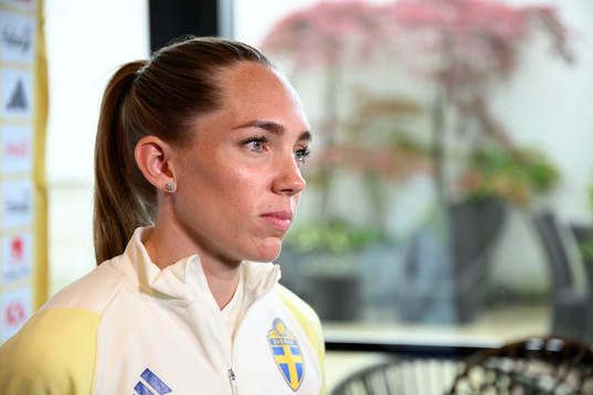 Elin Rubensson is being interviewed