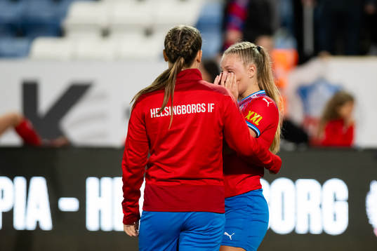 Helsingborgs spelare deppar