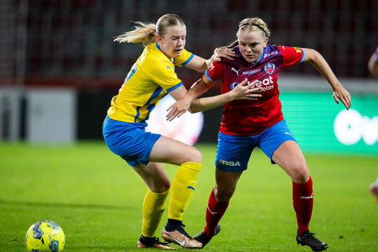 Helsingborgs Agnes Eklöf och Eskilsminnes Tyra Giliusson