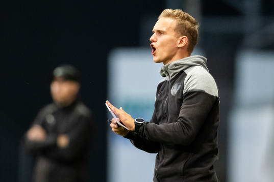 Helsingborgs assisterande tränare Elias Åkerborg