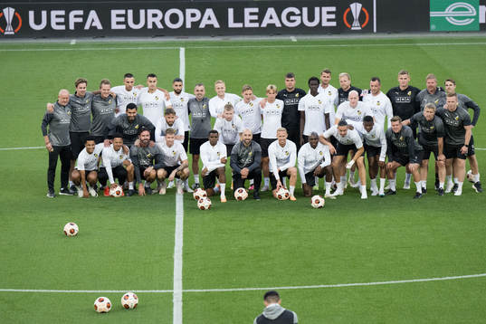 The team of Häcken is gathered