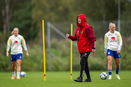 Head coach Peter Gerhardsson