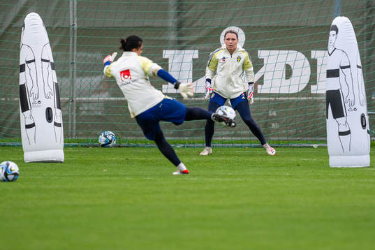 Goalkeeper Jennifer Falk