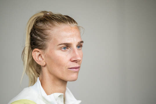 Sofia Jakobsson is interviewed