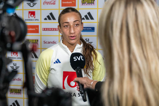 Rosa Kafaji is interviewed