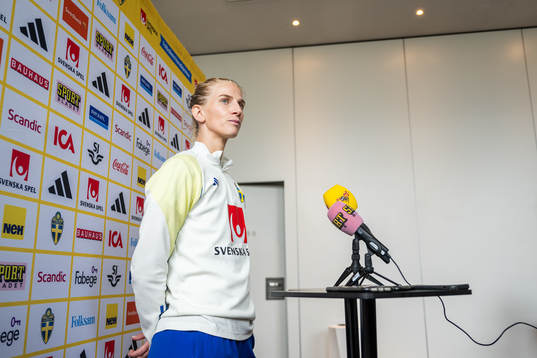 Sofia Jakobsson is interviewed