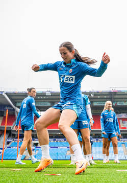 Tuva Hansen of the Norwegian women's national football team