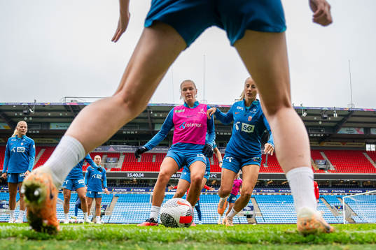 Frida Maanum and Anja Sønstevold of the Norwegian women's